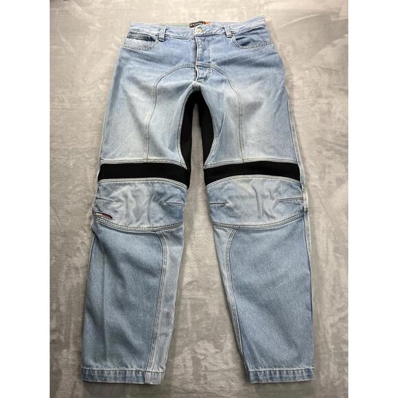 Icon Other - Icon Recon Jeans Men's 36x32 Light Wash Asphalt Technologies Motorcycle Riding